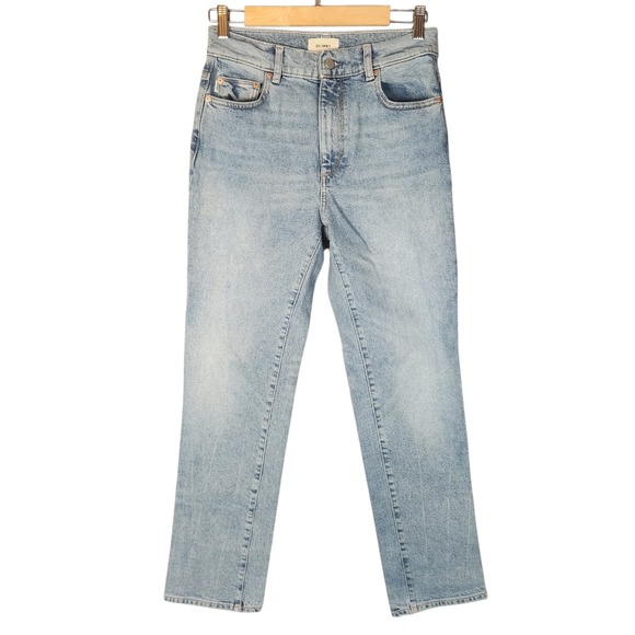 DL1961 Denim - DL1961 Patti Straight Jeans Size 27 Light Blue High Rise Vintage Wash